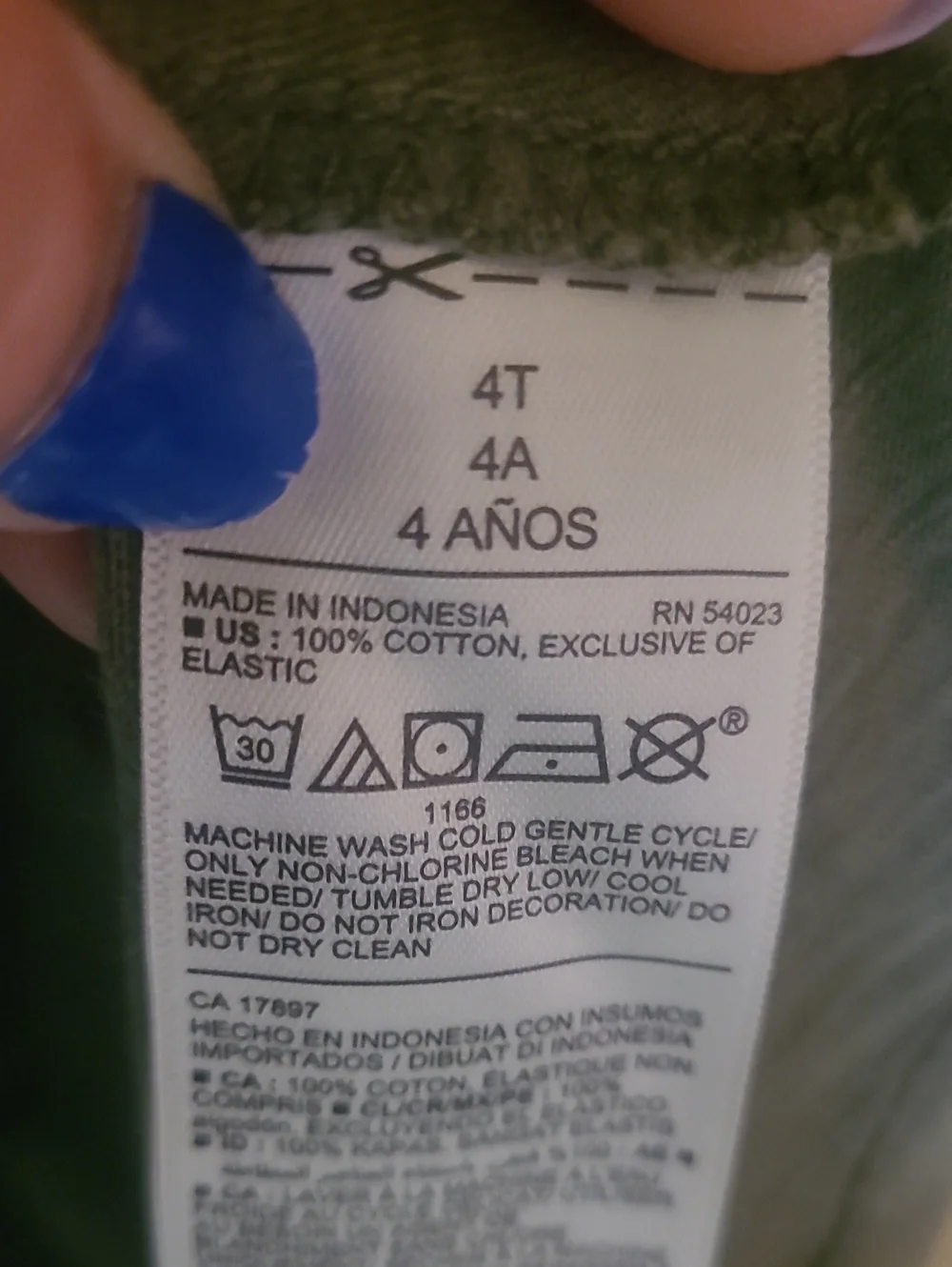 Old Navy size 4t